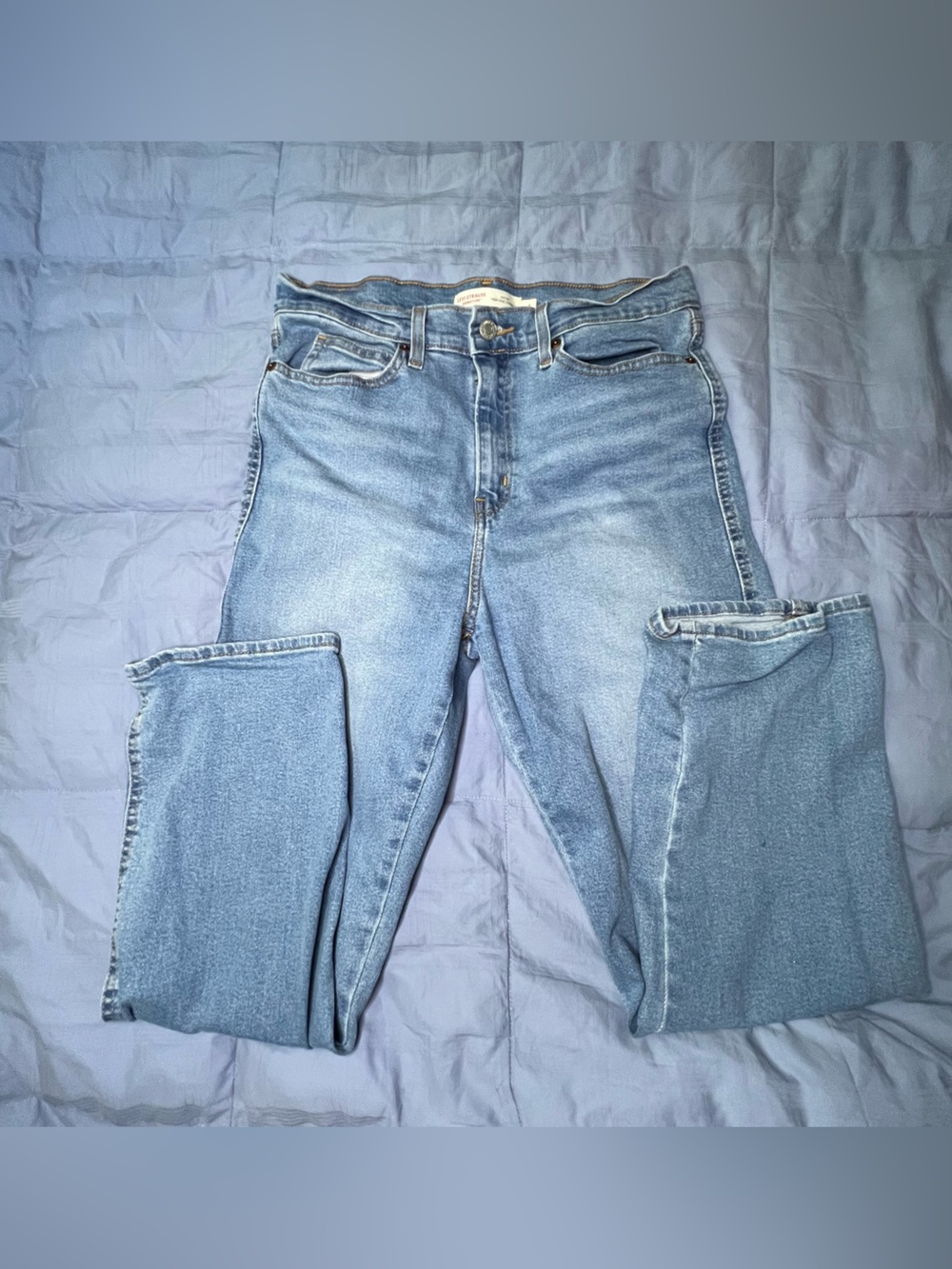 Levi's Light Blue Straight-Leg Jeans
